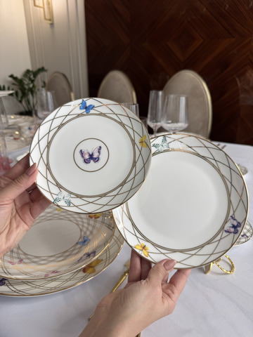 Десертная тарелка 16.5см First Lady Танец бабочек
