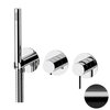 Remer Metrica MC97D2PCFP Смеситель для душа, черный брашированный хром