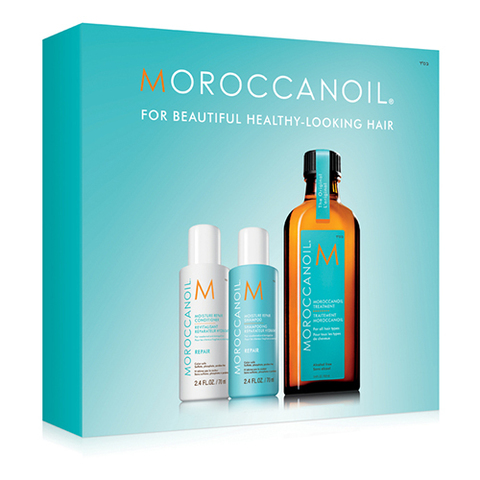 Набор Moroccanoil (Масло 100 мл + Шампунь и Кондиционер 70 мл)