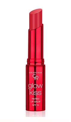 Golden Rose Тинт-бальзам для губ GLOW KISS TINTED LIP BALM SPF 15 тон 02 Strawberry