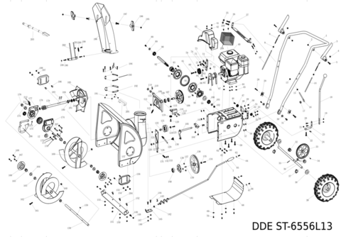 Накладка DDE ST6556L-13 на ручку вращения дефлектора (SJ-018)