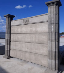 Панель наборная гладкая PG-04 "рустованная" 33см*205см