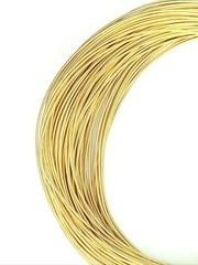 Канитель жесткая золото шампань 1 мм