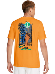 Теннисная футболка Nike Court Dri-Fit T-Shirt Open - sundial