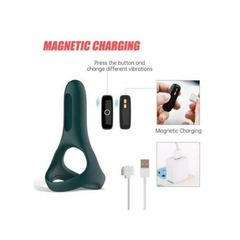 Двойное эрекционное кольцо Rise от Magic Motion черное