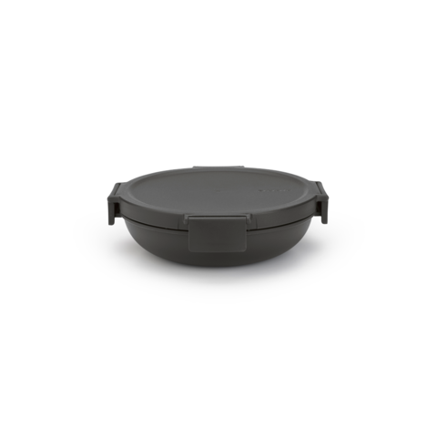 Контейнер-тарелка для обедов Make & Take (1 л), пластик, Темно-серый, артикул 206009, производитель - Brabantia