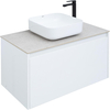Aquanet 242257 Тумба Nova Lite 90 1+1 ящ. цв.бел. глянец (242257)