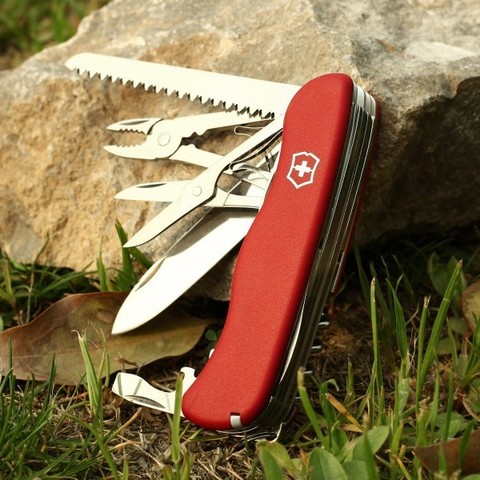 Нож складной Victorinox Hercules, 111 mm, Red (0.9043)