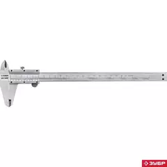 ЗУБР ШЦ-1-200, 200 мм, стальной штангенциркуль, Профессионал (34514-200)