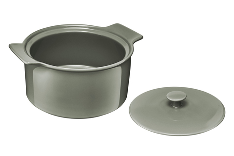 Кастрюля с крышкой 3л Maxwell & Williams Indulgence серо-зеленая