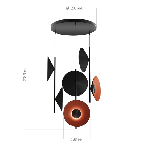 Светильник подвесной ST Luce Sentito SL3003.403.09