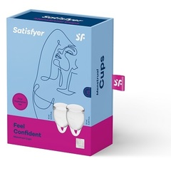 Набор менструальных чаш Satisfyer Feel_Confident_Белый