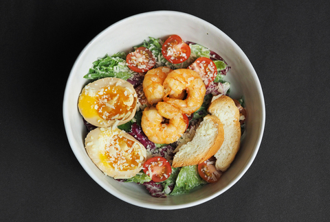 Салат с креветками