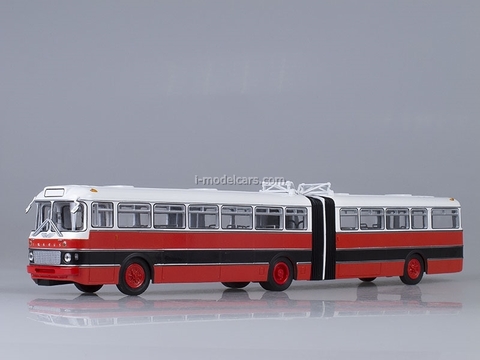 Ikarus 180 Bulgaria red-black Soviet Bus (SOVA) (SOVA) 1:43