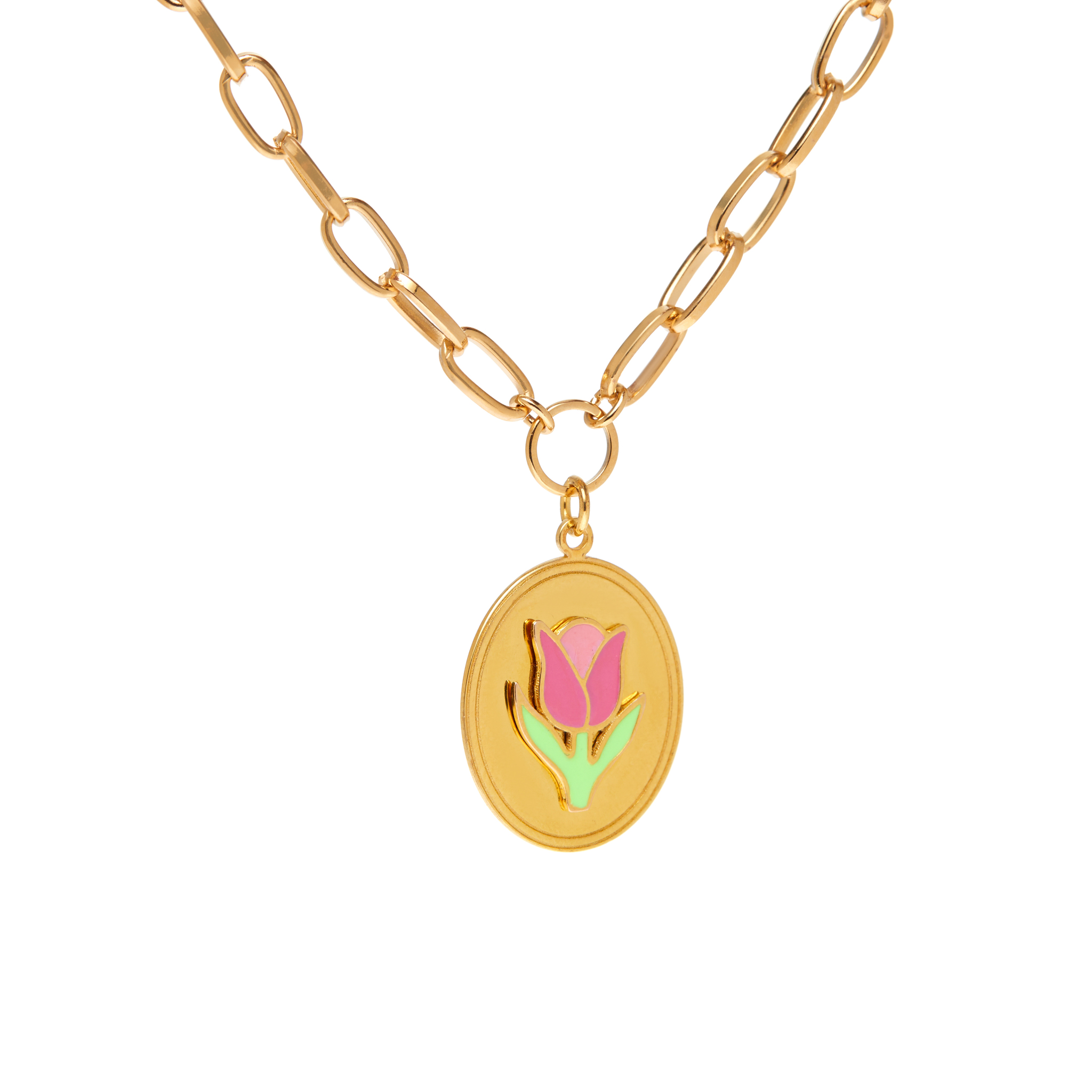 Колье Gold Tulip Necklace