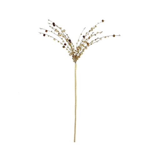 Веточка 56см акрил ChristmasDeLuxe premium collection коричневая