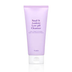 Успокаивающий гель для умывания с муцином TIAM Snail & Azulene Low pH Cleanser, 200 мл