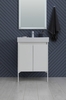 Aquanet 302523 Тумба с раковиной Nova Lite 60 2 дв. цв. бел. глянец (302523)