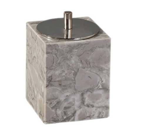 Косметическая емкость квадратная Kassatex Lotus Beige LOS-CJ-BGE