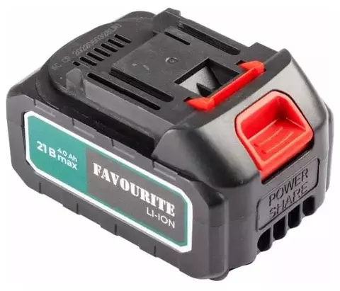 Батарея аккумуляторная Li-ion 21В, 6Ач, 1.1-1.3А One battery system FAVOURITE OBS 21/6