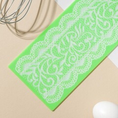 Коврик для айсинга «Ажур», 39х10 см, цвет МИКС