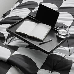 Поднос IKEA BRUKSVARA (БРУКСВАРА), Антрацит, 24х52х35 см