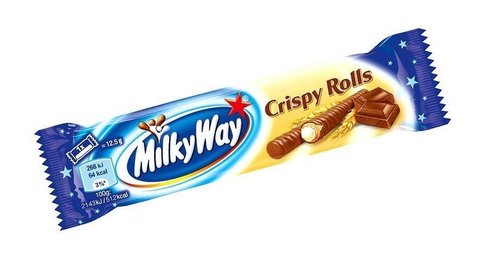 Milky Way Crispy Rolls Милки вэй хрустящие трубочки со сливочной начинкой 25 гр