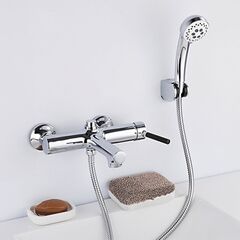 Смеситель для ванны, Frap, корот изл, с картриджем, хром, F3244