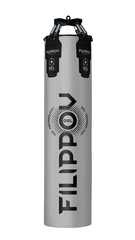 Боксерский мешок PREMIUM GEL FILIPPOV 150см/40см/100кг, серый