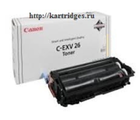 Картридж Canon C-EXV26Y / 1658B006 (C-EXV26, C-EXV-26Y)
