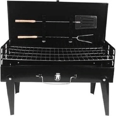 Жаровня-чемодан ROYALGRILL 44х27х22см  вилка и щипцы 80-052
