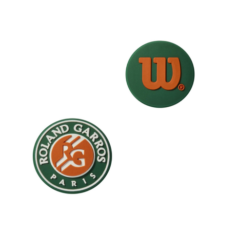 Набор виброгасителей Wilson Roland Garros Vibration Dampener Green (2шт)
