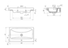 Aquanet 273123 Тумба с раковиной Aquanet Палермо 80 (Moduo) белый (273123)