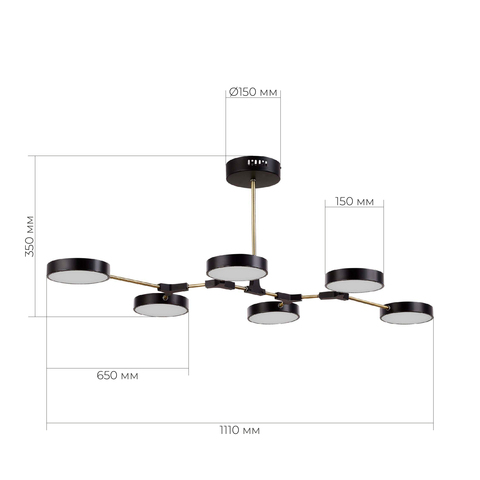 Светильник потолочный Evoluce Monta SLE6004-402-06