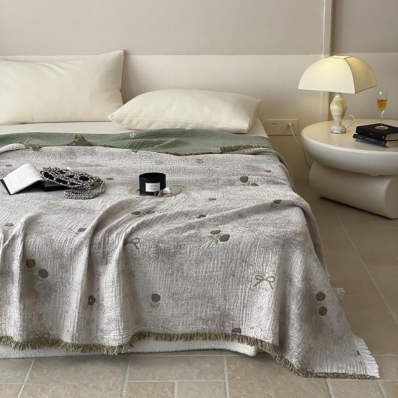Плед Zephyr home Муслин 150х200 Хаки