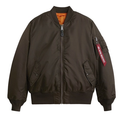 Бомбер Alpha Industries MA-1 Espresso (Темно-коричневый)