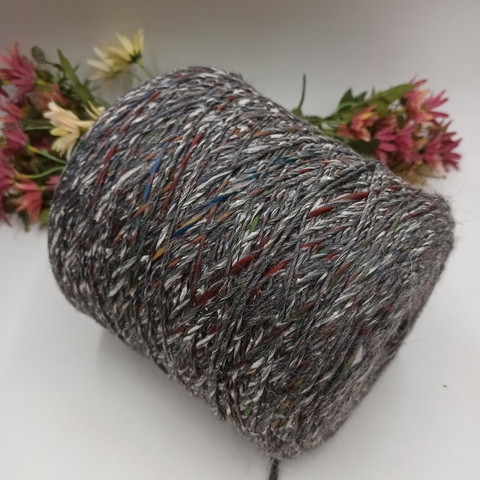 Твид Paella Pecci Filati 150м/100гр Графит 16005