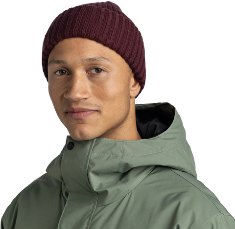 Шапка вязаная Buff Knitted Erviny Maroon фото 2