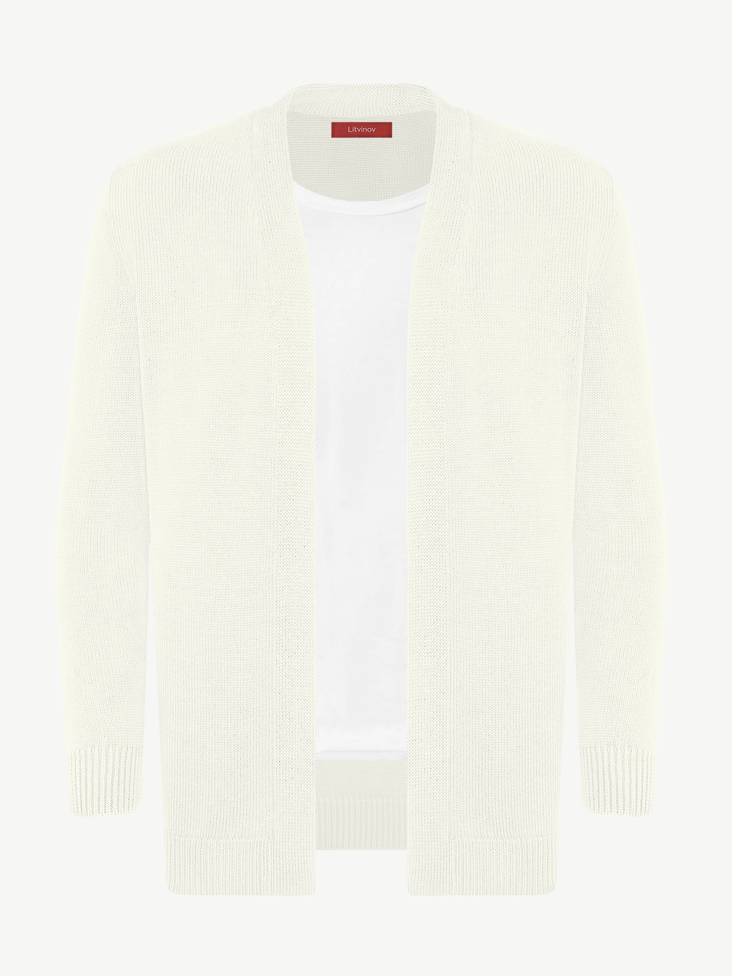 Кардиган с планкой из кашемира