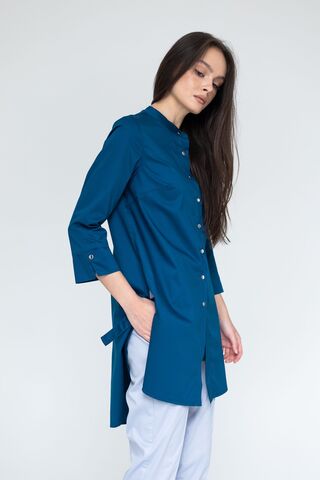 Халат женский м178 toray стретч opal blue