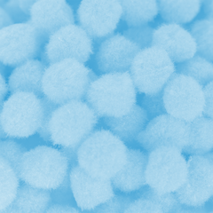 Sale Декоративное украшение Помпончики, 1 см, Голубой, 200 шт.