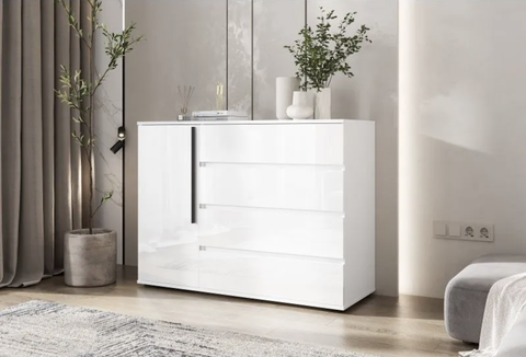 Koмoд Нopд 1 двepь 4 ящика