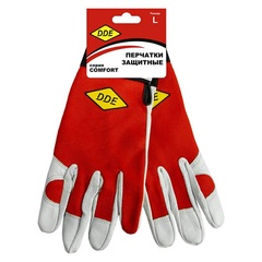 Перчатки DDE СOMFORT кожа /спандекс, размер L (648-465)