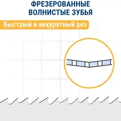 Пилки для сабельной пилы по стали ПРАКТИКА S922BF BIM, по металлу, шаг 1,8 мм, длина 150 мм, 2 шт (773-569)
