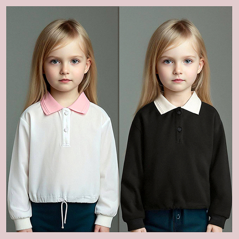 Блуза хлопок д (6-10) 260216-FW676