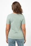 Футболка для беременных и кормящих 10590 холодная мята