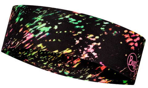 Картинка повязка Buff Headband Slim CoolNet Speckle Black - 1