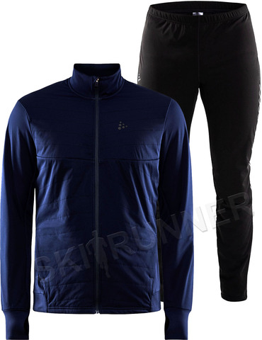 Тёплый Лыжный Костюм Craft Advanced Charge Warm Navy мужской
