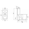 BelBagno BB10150CP/BB10150SC Унитаз-компакт безободковый BelBagno PRADO BB10150CP/BB10150SC