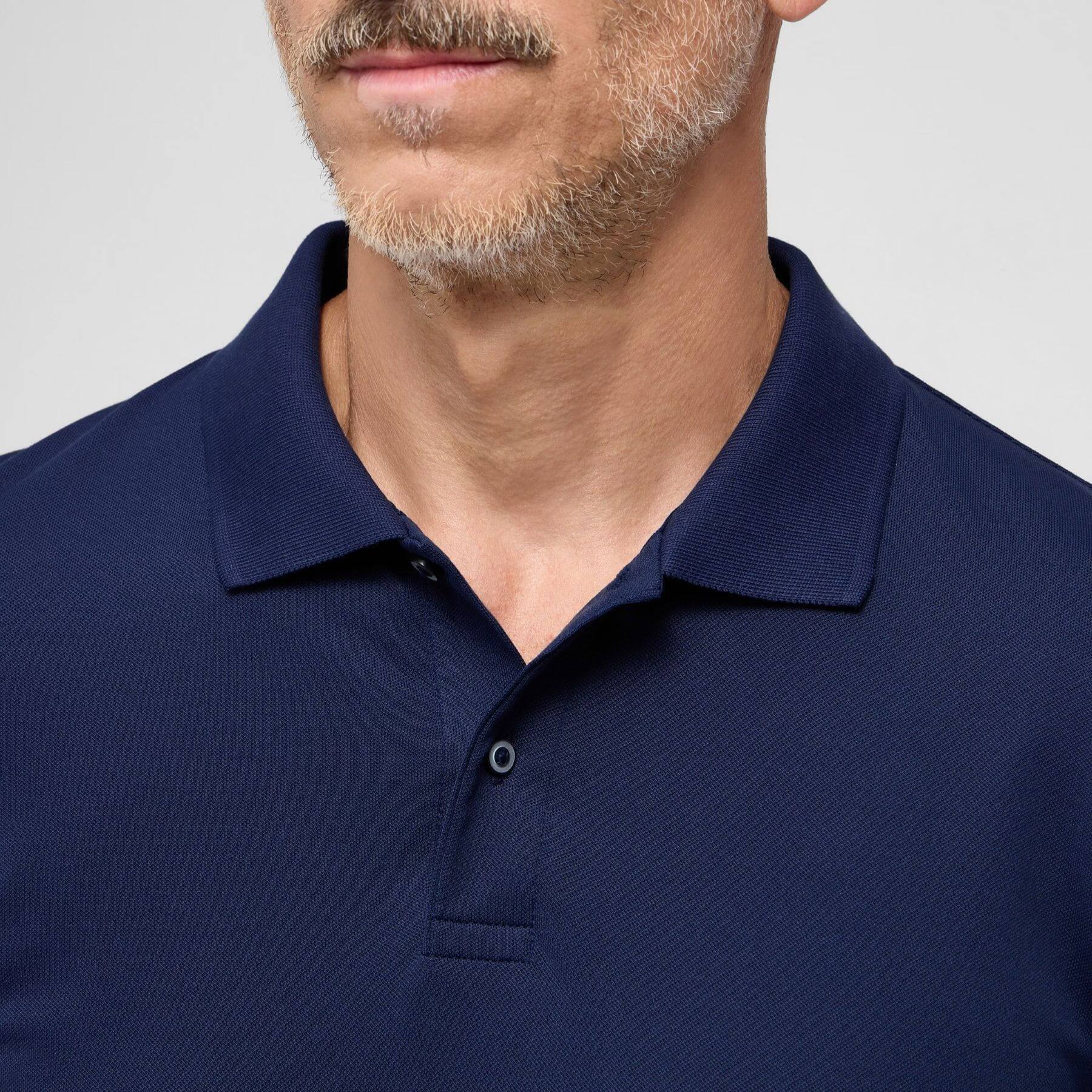 Поло мужское Eterna Slim Fit 2225-G16P-19 тёмно-синее, короткий рукав
